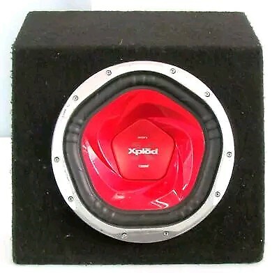 sony xplod 1300 watt subwoofer red